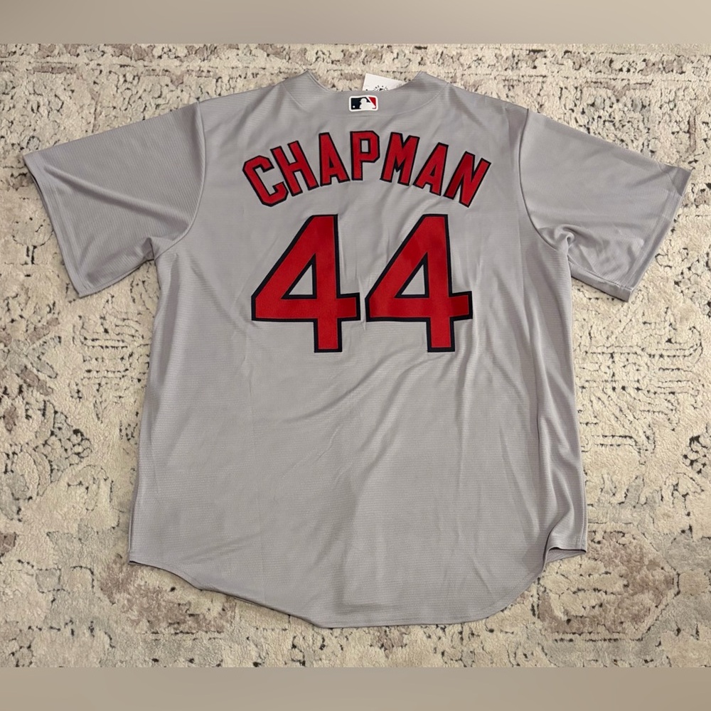 Nike Authentic Boston Red Sox Aroldis Chapman #44 MLB Gray Jersey Men’s Sz: XL